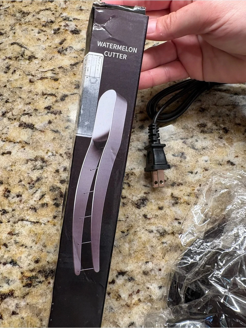 Mini Waffle Maker, garlic press, watermelon cutter, chicken shredder